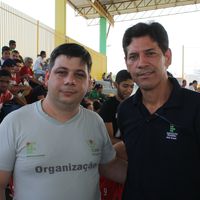 O diretor de extensão do IFMS, Marcelo Oliveira e O membro da Comissão dos JIFCO e Diretor de Extensão da PROEX, Elson Santana