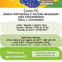 Folder - Português para Estrangeiros