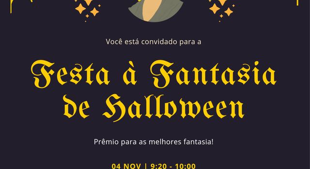 Halloween 2022: interação com alunos