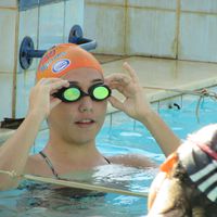 Letícia Maciel - 1 lugar Natação - Ouro - Natação, 100 m Borboleta